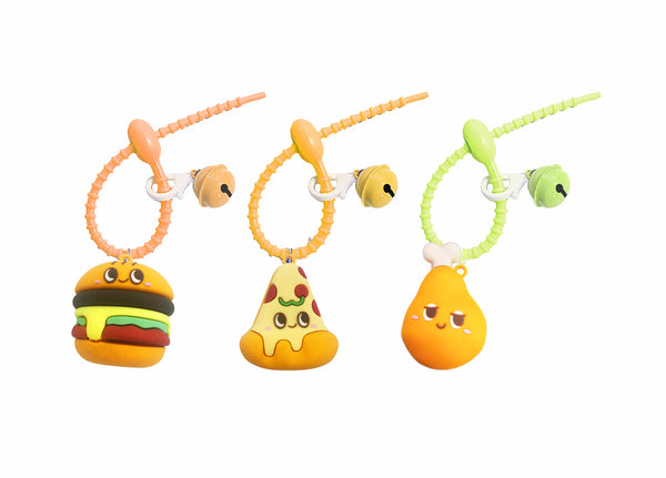 Happy Foods Collection Fast Food Keychain