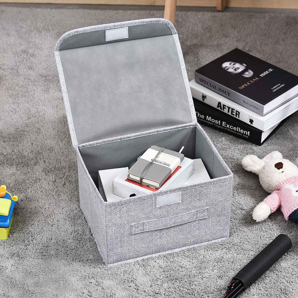 Gray Series Storage Box with Lid (S)