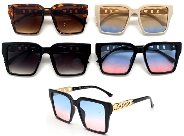 Gradient Large Frame Sunglasses