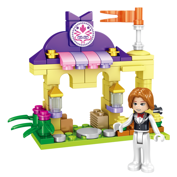 MiniGirl - Castle Garden Building Blocks QL1186(96 Pcs)