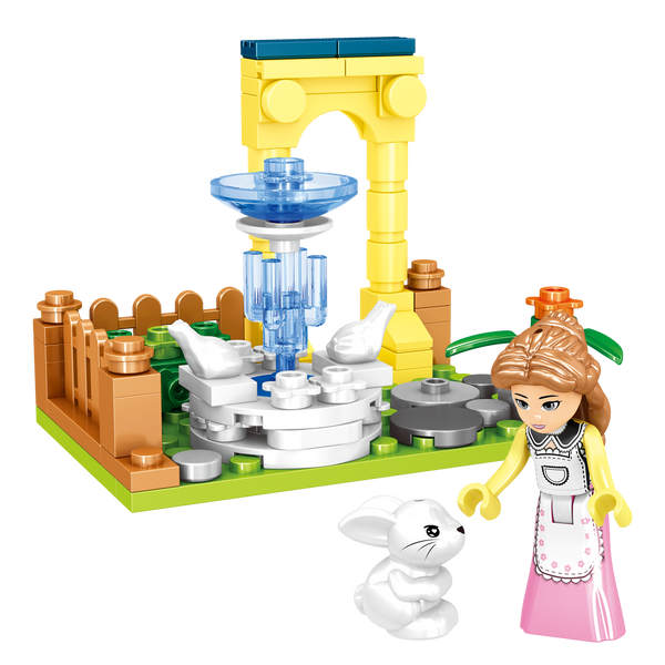 MiniGirl - Castle Garden Building Blocks QL1186(86 Pcs)