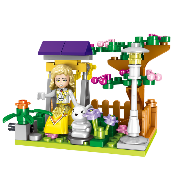 MiniGirl - Castle Garden Building Blocks QL1186(88 Pcs)