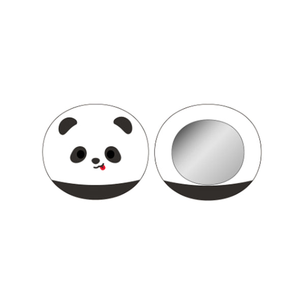 Animal Faces Collection One-Sided Compact Mirror (Panda)