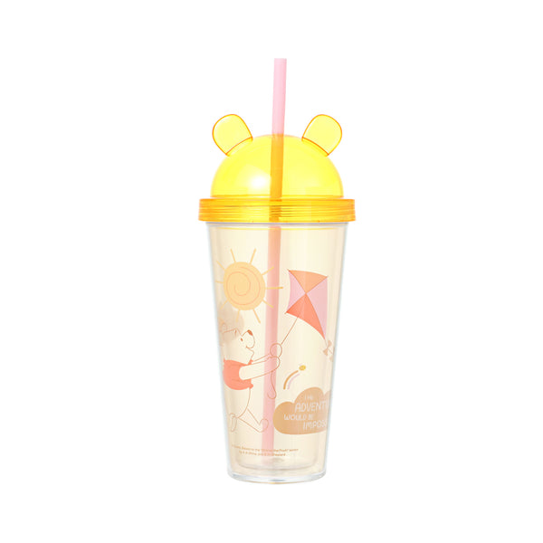 Winnie the Pooh Collection Cute Plastic Tumbler (420mL)(Winnie the Pooh)