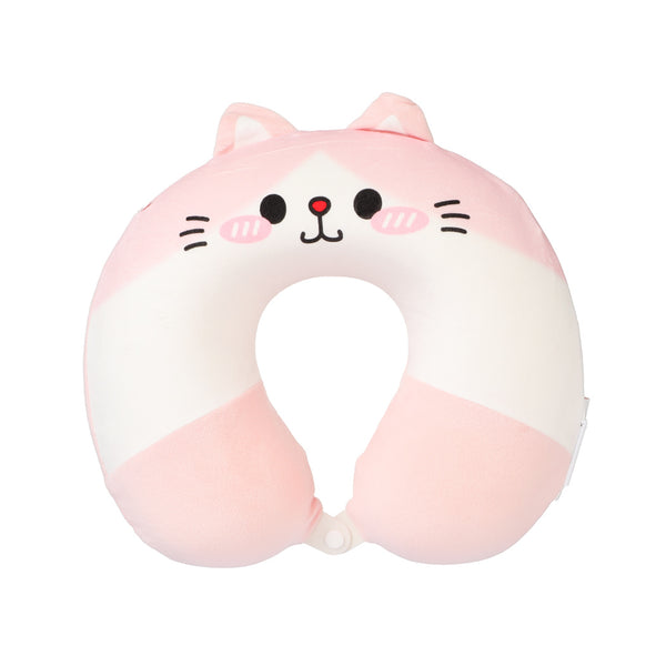 Animal Faces Collection U-Shaped Pillow (Kitten)