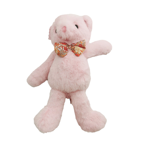 12in. Hand & Leg Pulling Little Bear Plush Toy(Pink)