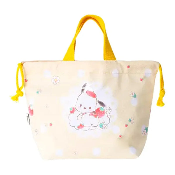 Sanrio characters Drawstring Bento Bag (Pochacco)