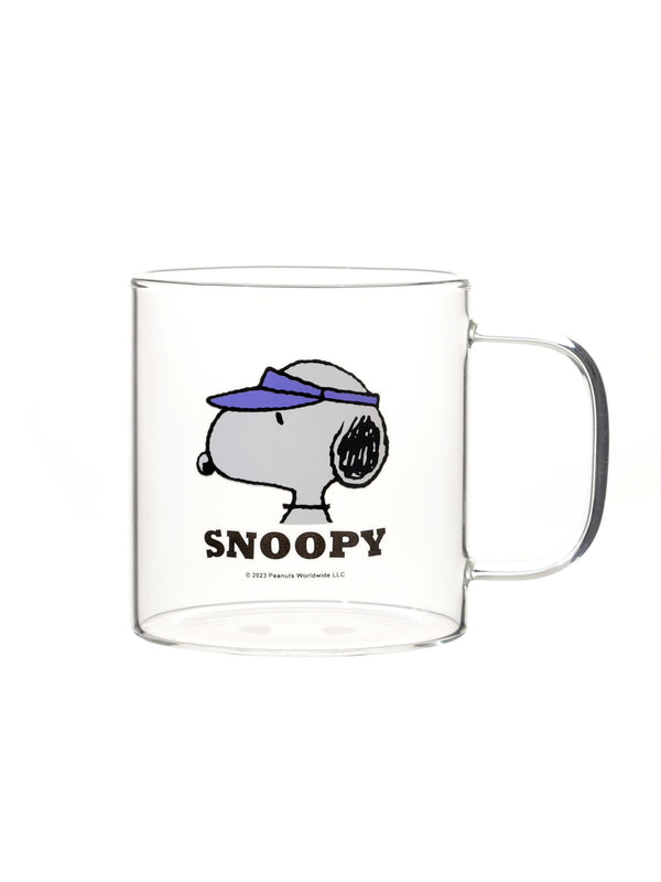 Snoopy Summer Travel Collection Glass Cup (420mL)