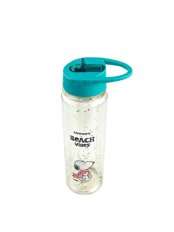 Snoopy Summer Travel Collection Plastic Bottle with Handle (500mL)