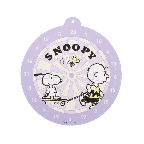 Snoopy Summer Travel Collection Magnetic Dart Board (6 Darts)