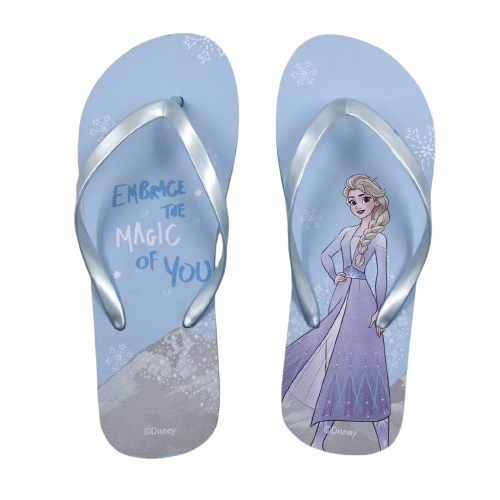 Disney Frozen Collection2.0 Women's Flip-Flops(Blue,37-38)