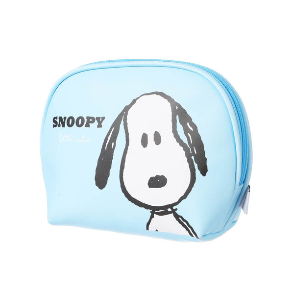 Snoopy Summer Travel Collection Shell Shape Cosmetic Bag(Blue)