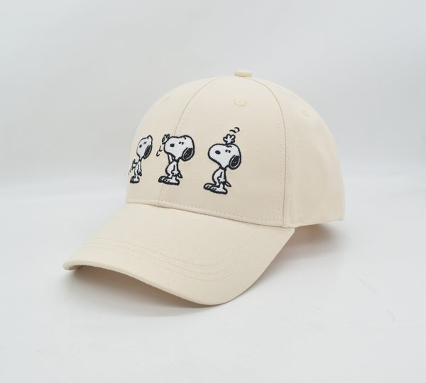 Snoopy Summer Travel Collection Baseball Cap(Beige)