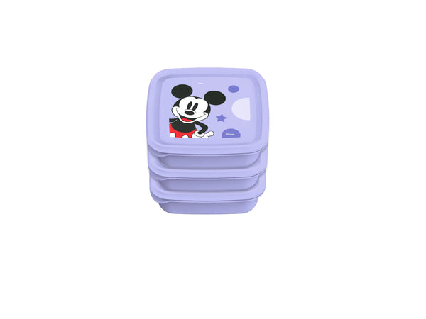 Disney 100 Celebration  Food Storage Containers 650ML - 3 Pcs