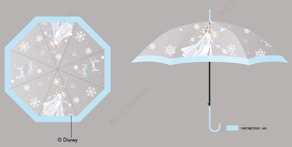 Disney Frozen Collection 2.0 Transparent Long-handled Umbrella