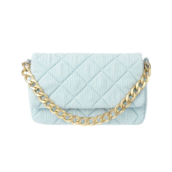 Retro Chain Shoulder Bag(Blue)