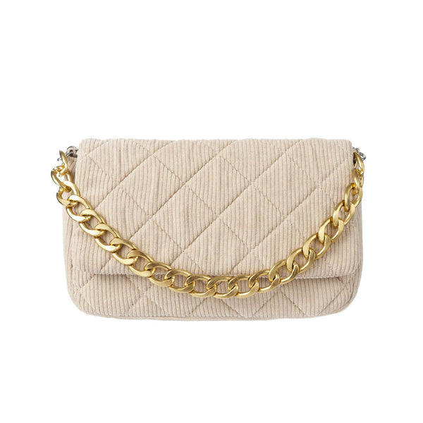 Retro Chain Shoulder Bag(Apricot)