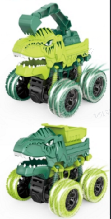 Dinosaur Engineering Stunt Vehicle (2 Assorted Models)