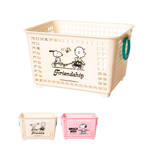 Snoopy Summer Travel Collection Storage Container with Double Handles (S)