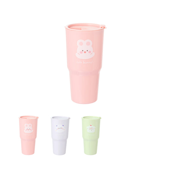 Animal Series Plastic Tumbler with Flip Lid (800mL)