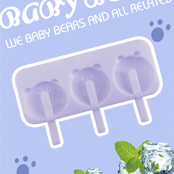 We Bare Bears Baby Collection Popsicle Mold