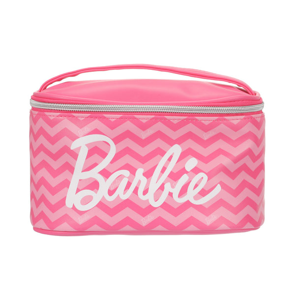 Barbie Collection Barrel Cosmetic Bag( Rose Red)