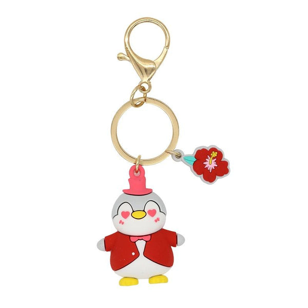 Mini Family Pink Romance Series Keychain Pendant (Penguin)(B)