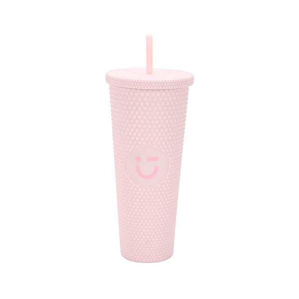 Rose Gold Series Studded Tumbler with Straw (700mL)