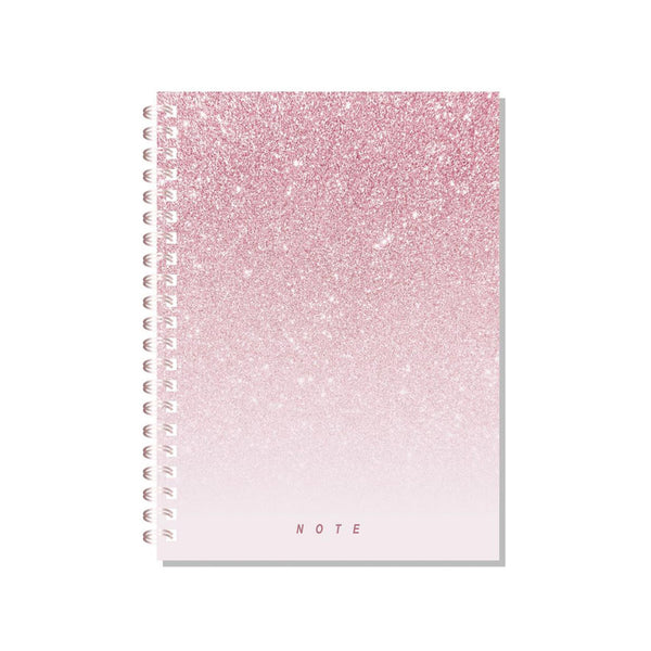 Rose Gold Series Wire-bound Book (90 Sheets, 19*26cm) PDQ