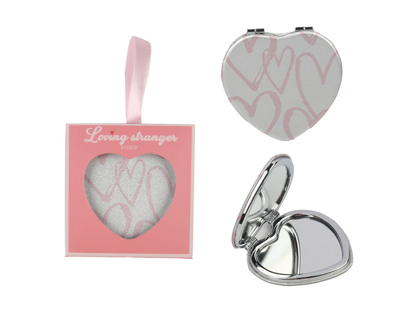 Pink Romance Series Double-Side Heart Mirror