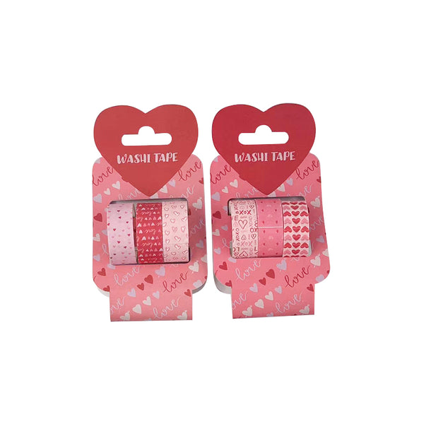 Pink Romance Series Adhesive Tape (3 Rolls) (2 Assorted Models)