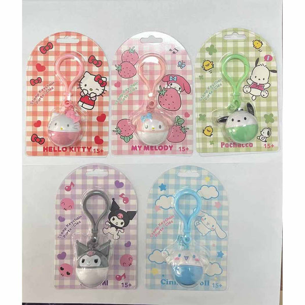 Sanrio characters Stamp Keychain