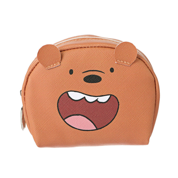 We Bare Bears Collection Half Moon Coin Purse(Brown)