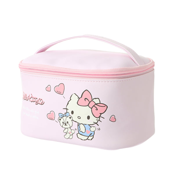 Hello Kitty Pink Bowknot Bucket Cosmetic Bag(Pink)