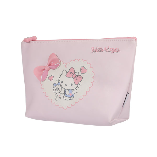 Hello Kitty Pink Trapezoid Cosmetic Bag(Pink)