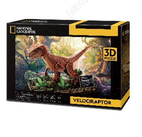 National Geography Dinosaur 3D Puzzle(Velociraptor)