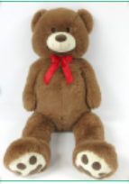 52in. Big Bear Plush Toy(Dark Brown)