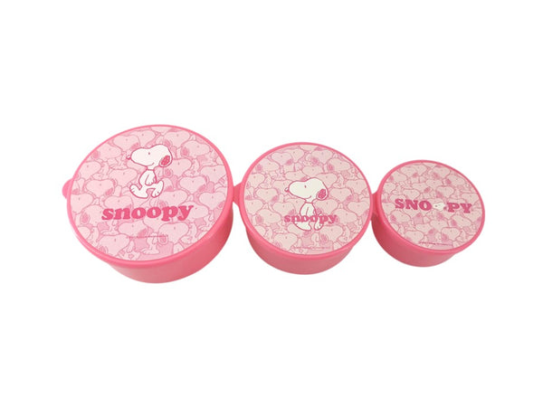 Snoopy Collection Food Storage Containers (3 pcs)