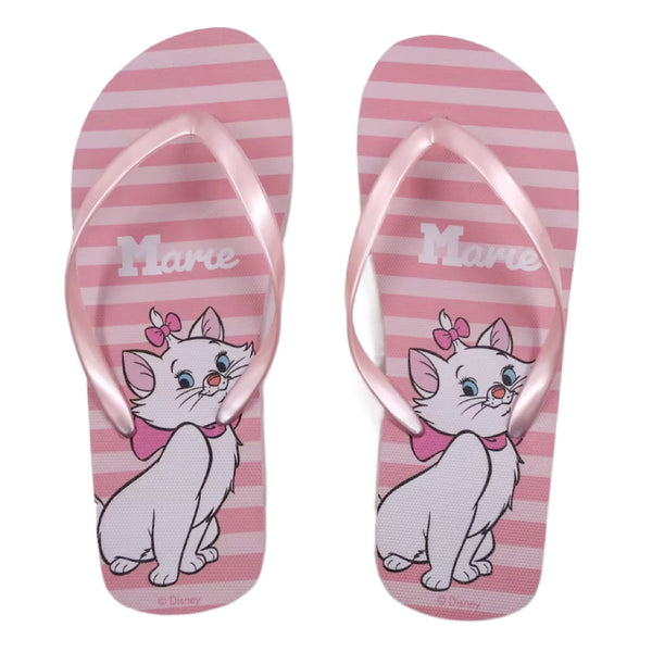 Disney Cat Collection Women's Flip-Flops(Marie,35-36)