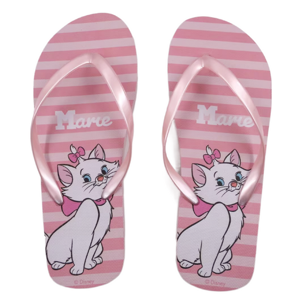 Disney Cat Collection Women's Flip-Flops(Marie,37-38)