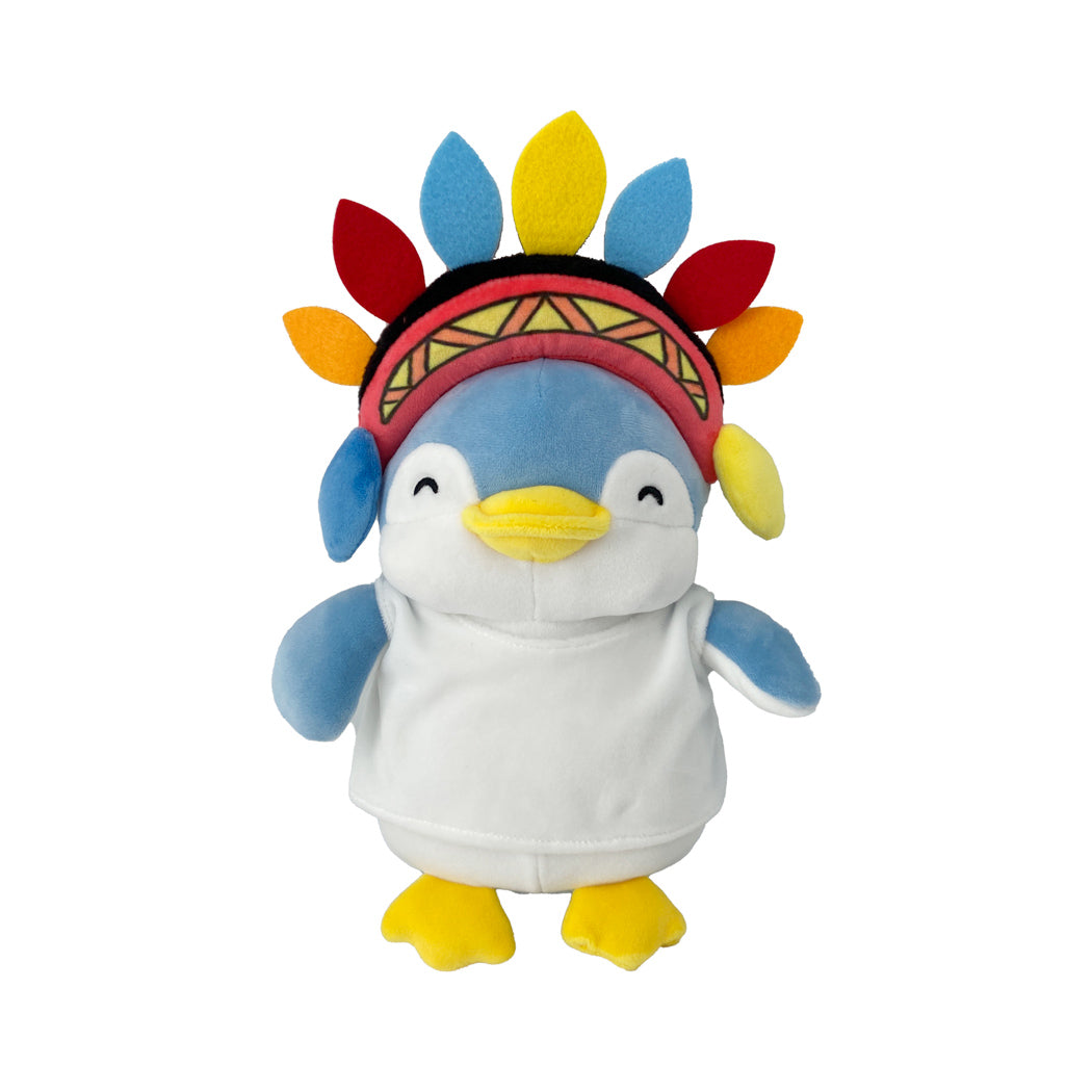 City Pen Explores the World Series 9in. Penguin Plush Toy (Native Amer ...