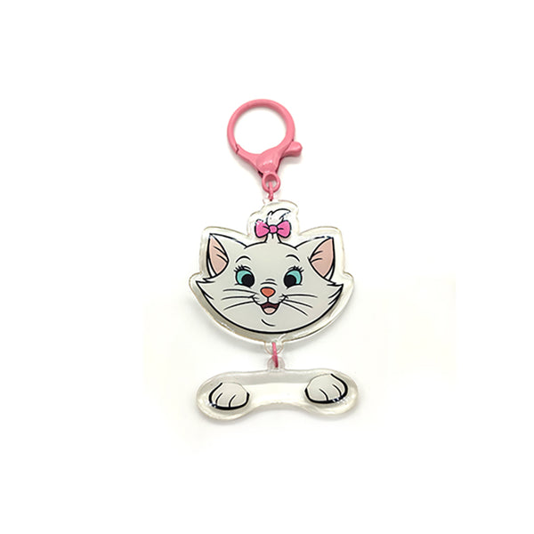 Disney Cat Collection Acrylic Keychain (Marie)