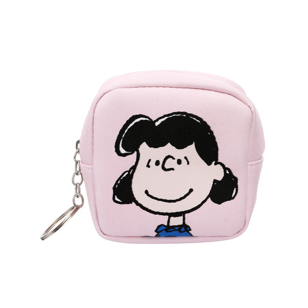 Snoopy Collection Macaron Square Coin Purse(Light Pink)