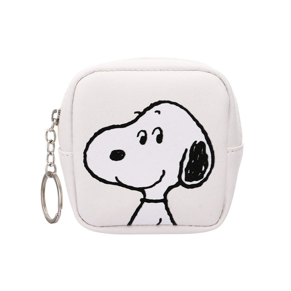 Snoopy Collection Macaron Square Coin Purse(White)