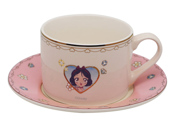 Disney Manga Princess Collection Ceramic Cup with Coaster (230mL)