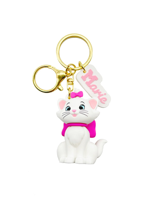 Disney Cat Collection Keychain (Marie)