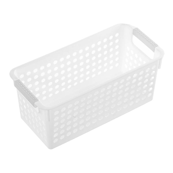 Storage Box with Handle (Tall Version, S)(White)