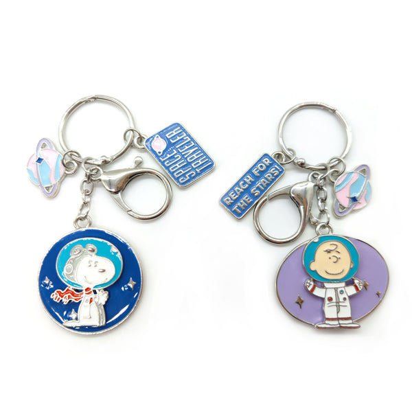 Snoopy the Little Space Explorer Collection Rotating Keychain