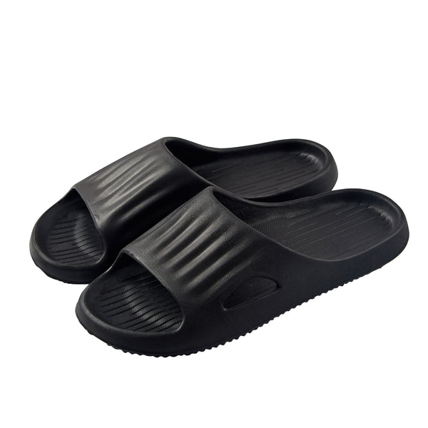 Cloud Feel Men's Bath Slippers (Black,41-42)