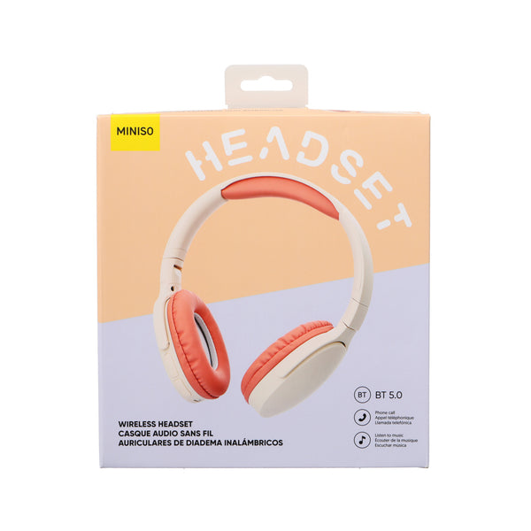 Bicolor Wireless Headset Model: 2310(Pink)